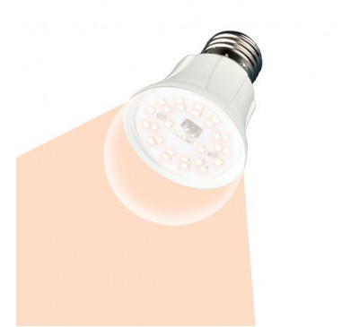 Лампа светодиодная E27-10W White  д/растений LED-А60