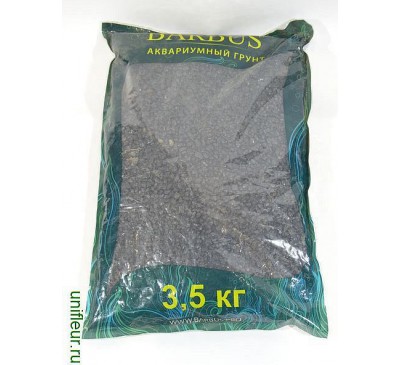 Песок GRAVEL029 кварц 2-4мм 3,5кг Черный премиум